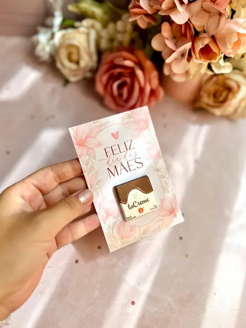 Arquivo Digital Card La Creme Dia das Mães Rosê