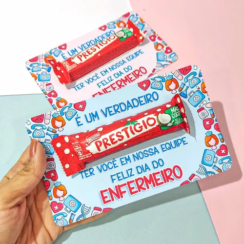 Arquivo Digital Card porta prestígio dia da enfermagem