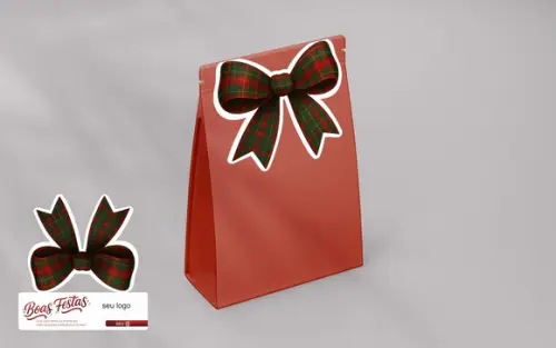 Arquivo Digital Kit Lapelas Fecha Sacola Natal
