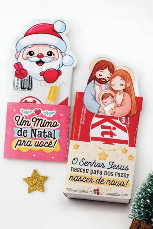 Arquivo Digital Card Porta Blister e Envelope Kit Kat