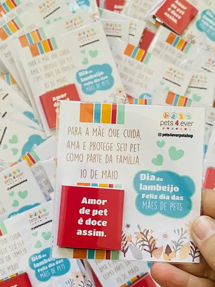 Arquivo Digital Card La Creme Mães de Pet