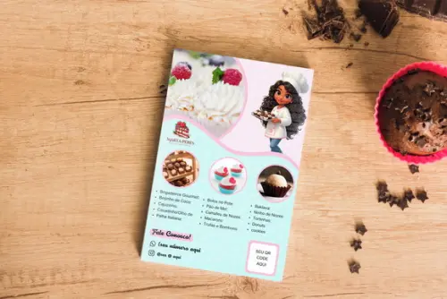Arquivo Digital Flyer Confeitaria (canva)