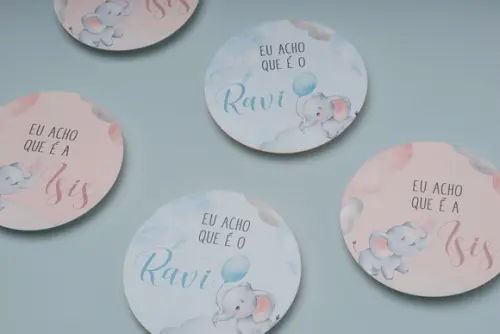 Arquivo Digital Adesivos Chá Revelação. Acho Que É ...