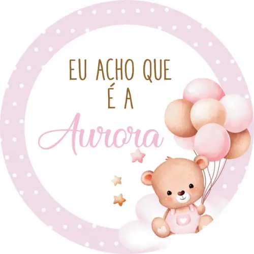 Arquivo Digital Adesivos Chá Revelação. Acho Que É ...