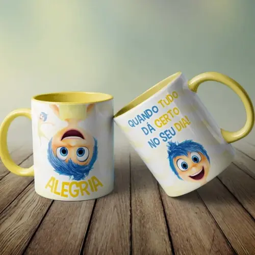 Arquivo Digital Arte para Caneca Emoções