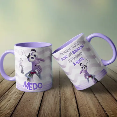 Arquivo Digital Arte para Caneca Emoções