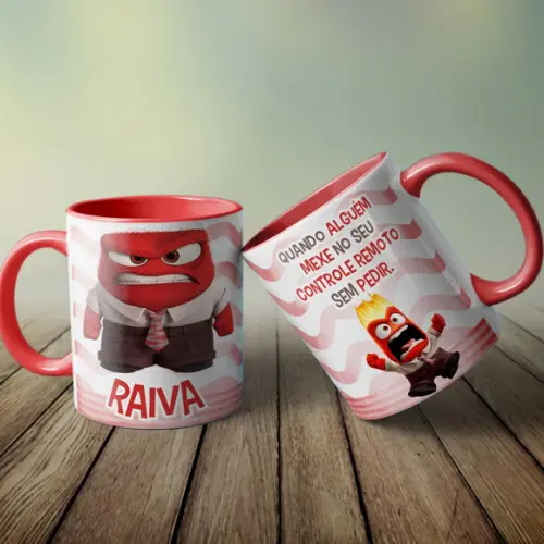 Arquivo Digital Arte para Caneca Emoções