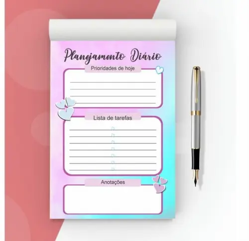 Arquivo digital Bloco planejamento diário PDF