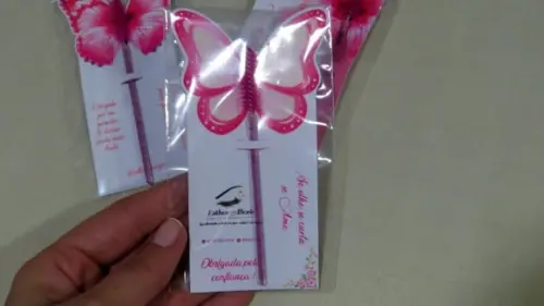 Arquivo Digital Borboleta Porta Escova De Cílios + Cuidados