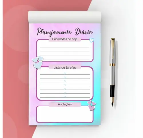 Arquivo digital Bloco planejamento diário PDF