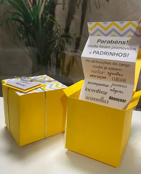 Arquivo Digital Caixinha Sanfonada para Padrinhos
