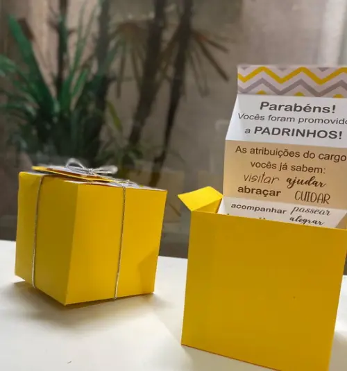 Arquivo Digital Caixinha Sanfonada para Padrinhos