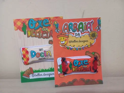 Arquivo Digital Card porta Balinhas Festa Junina
