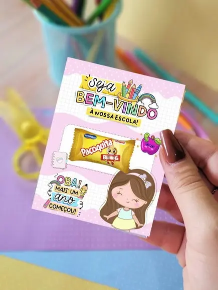 Arquivo Digital Card Paçoquita Volta as Aulas