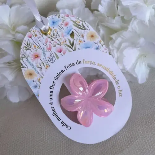 Arquivo Digital Card Porta Presilha Dia das Mulheres