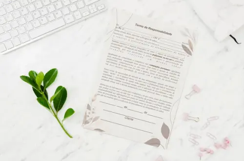 Arquivo Digital Fichas de Anamnese Alongamentos + Termo