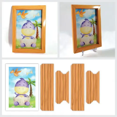 Arquivo Digital Molde Limpo Quadrinhos de Mesa