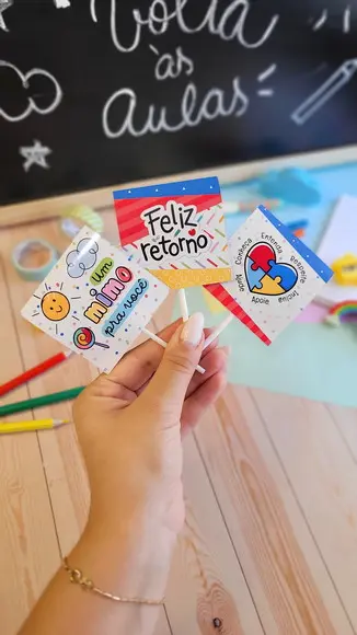 Arquivo Digital Porta Pirulito Volta as Aulas