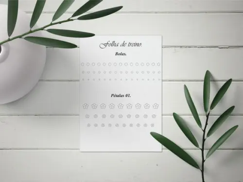 Folhas De Treino Para Decoração 3d Acrílico Pdf