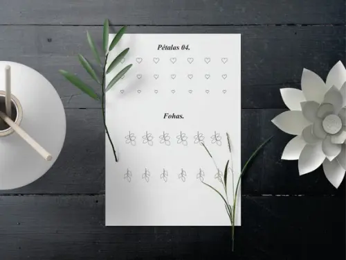 Folhas De Treino Para Decoração 3d Acrílico Pdf