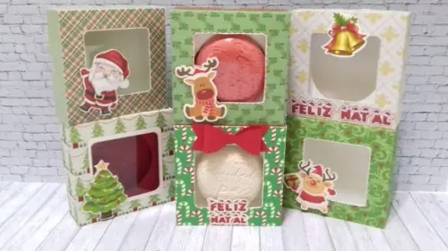 Kit Arquivo Digital Caixinha Porta Sabonete Natal