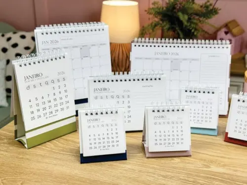 Kit Arquivo Digital Calendários Neutros 2026
