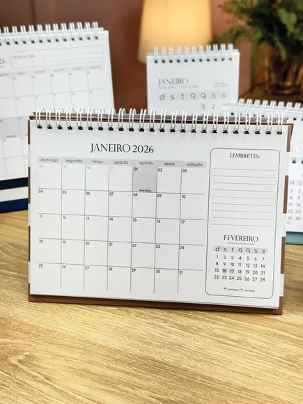 Kit Arquivo Digital Calendários Neutros 2026