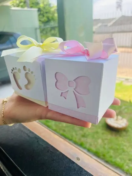 Kit Digital Caixinhas Vazadas Mimos Bebês