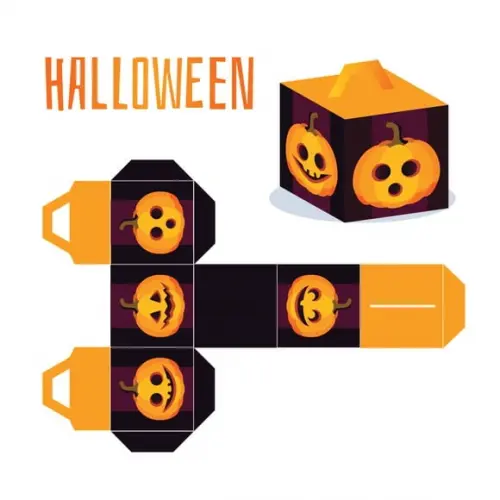 Kit Digital Caixinhas Hallowen