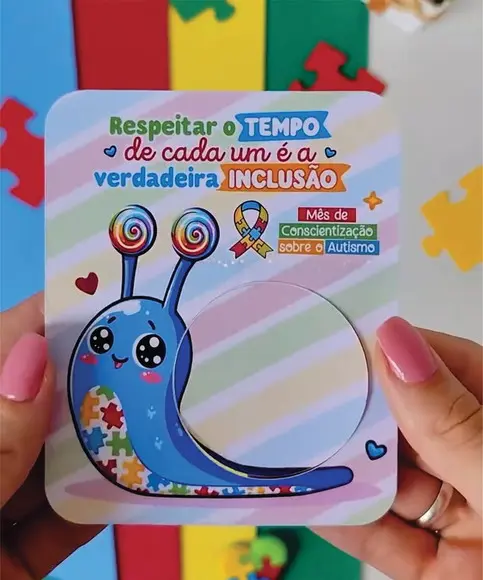 Kit Digital Card Caracol Concientização do Autismo