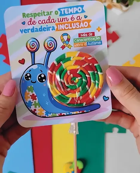 Kit Digital Card Caracol Concientização do Autismo