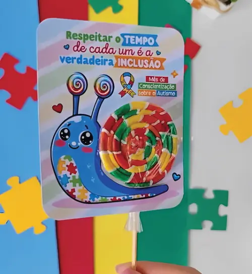 Kit Digital Card Caracol Concientização do Autismo