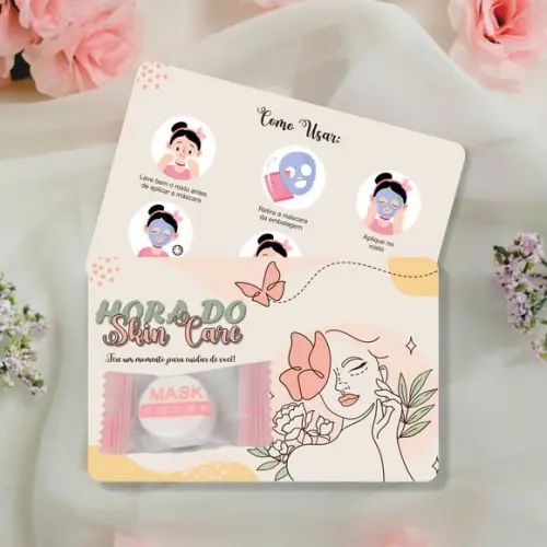 Kit Digital Card Skin Care Dia das Mulheres