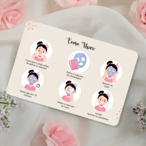 Kit Digital Card Skin Care Dia das Mulheres