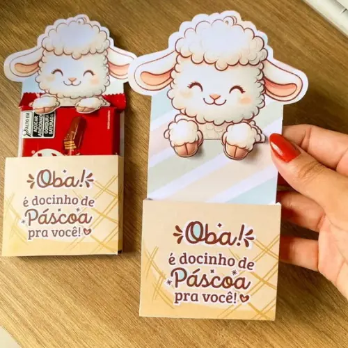 Kit Digital Envelope Kit Kat + Coelho Porta Doces de Pásca
