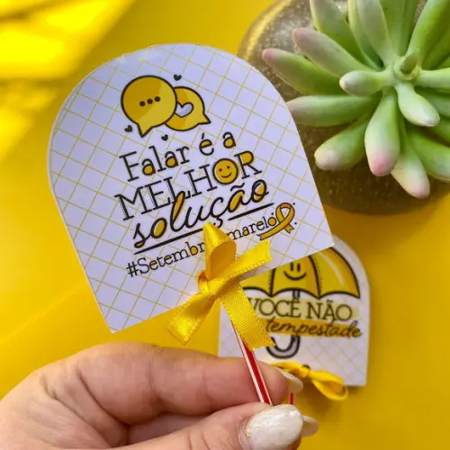 Kit Digital Setembro Amarelo 4 Artes