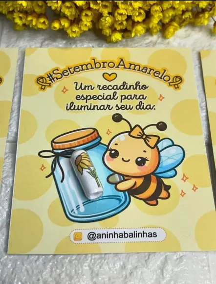 Kit Digital Setembro Amarelo 4 Artes