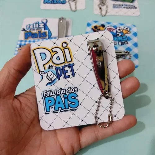 Kit Porta Cortador de Unhas Dia dos Pais 12 Modelos