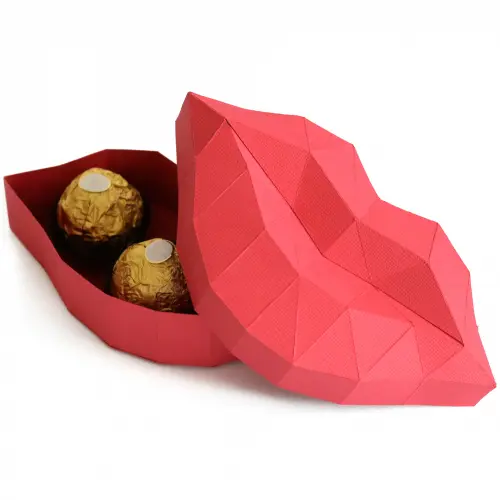 Arquivo Digital  Caixa Beijo  Low Poly