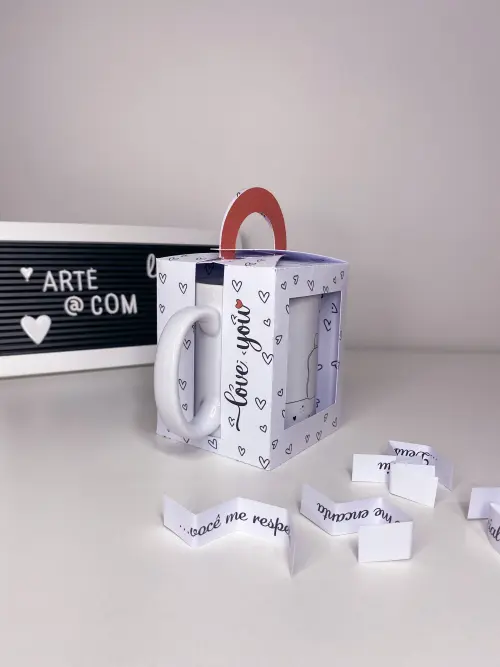 AQUIVO DIGITAL CAIXA CANECA MOTIVOS PARA TE AMAR