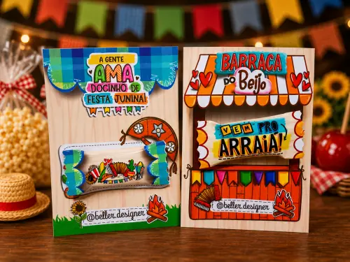 Arquivo Digital Card porta Balinhas Festa Junina