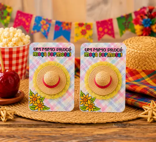 Arquivo Digital Card Porta Presilha e Enfeites de Cabelo