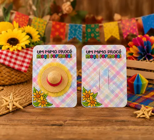 Arquivo Digital Card Porta Presilha e Enfeites de Cabelo
