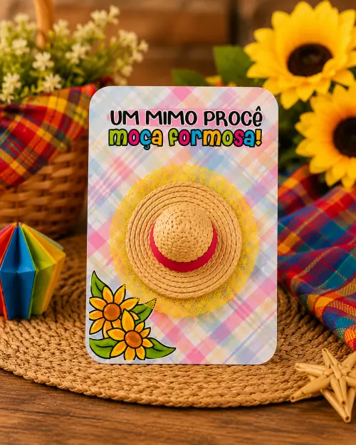 Arquivo Digital Card Porta Presilha e Enfeites de Cabelo