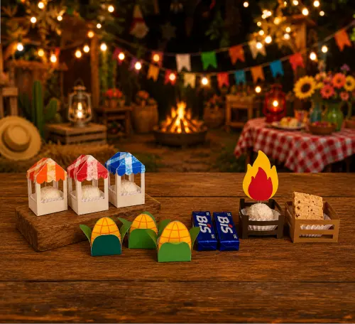 Arquivo Digital Kit Forminhas de doces festa junina