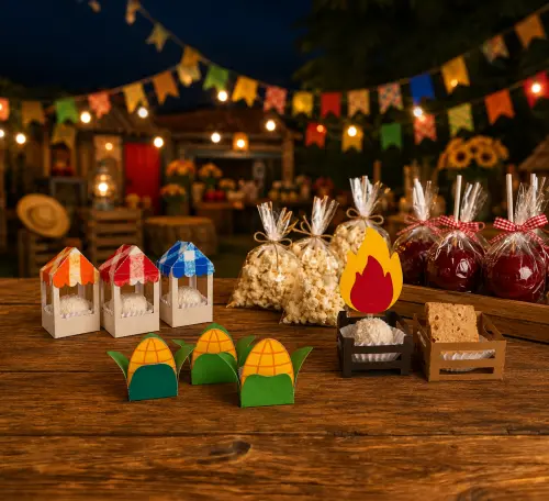 Arquivo Digital Kit Forminhas de doces festa junina