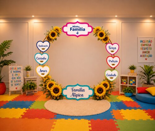 Arquivo Digital arco fotográfico Família Atípica