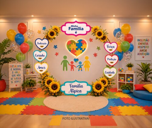 Arquivo Digital arco fotográfico Família Atípica
