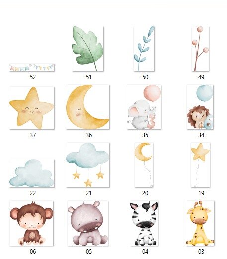 Arquivo Digital Elementos Safary baby cut PNG