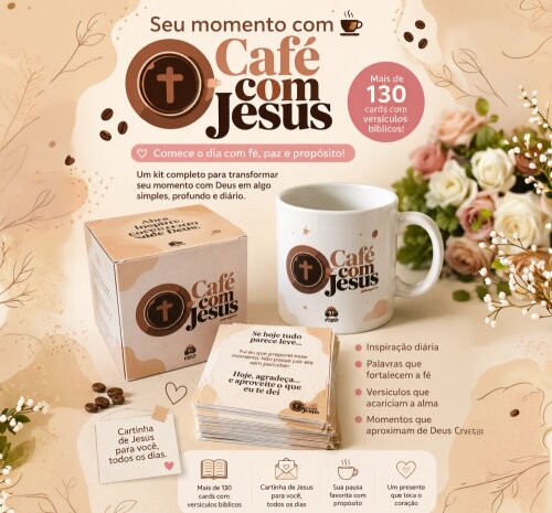 Arquivo Digital Kit café com Jesus